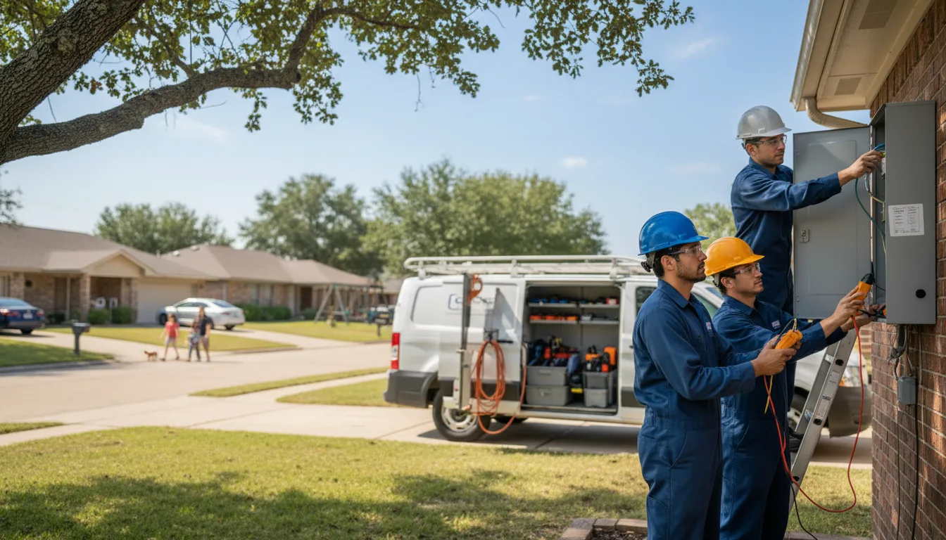 Certified electrician providing emergency electrical services in South Hill, VA